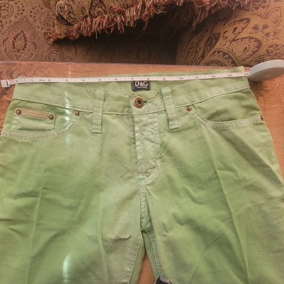 RARE *DOLCE & GABBANA MINT GREEN JEANS - Picture 6 of 11
